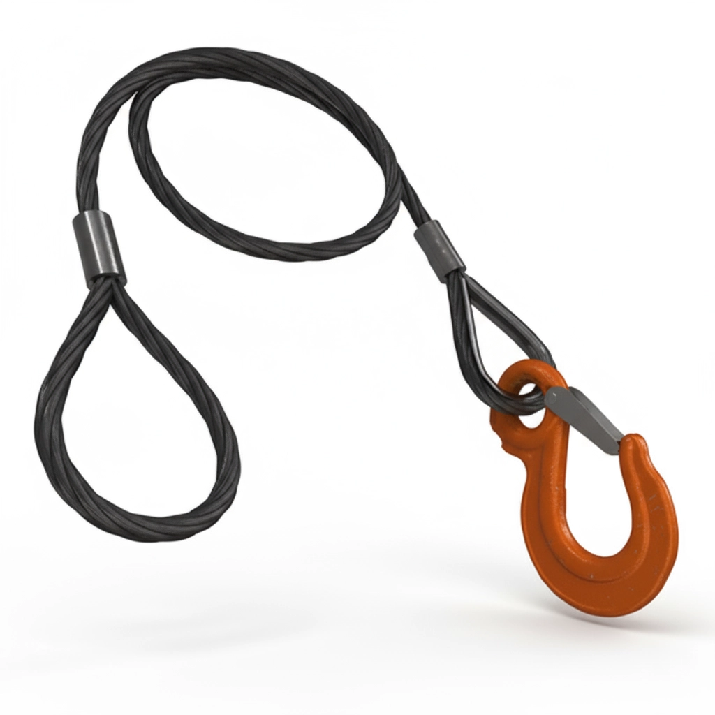 Строп канатный одноветвевой 1СК-2т 3м (опрессовка)