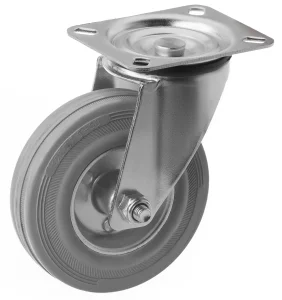 SC 42 f - Промышленное колесо 100 мм (площадка, поворотн., сер. рез., роликоподш.)